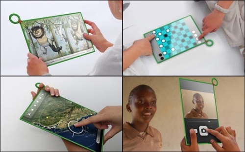 One tablet for each child OLPC tablet debut this year