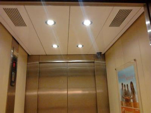 LED lighting design for elevators