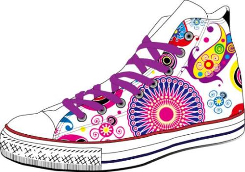 Hand-painted shoes - art worn on the feet