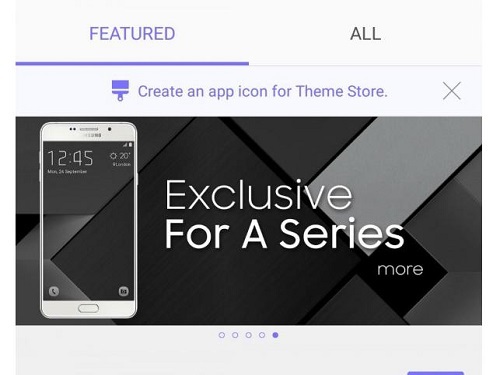 Samsung mobile phone new theme release