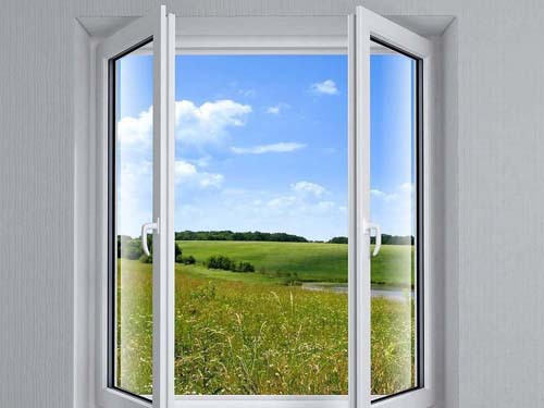 Aluminum alloy door and window maintenance has a coup