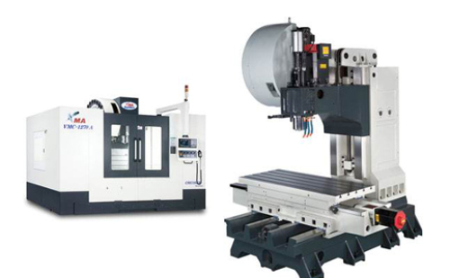 Vertical machining center classification and characteristics