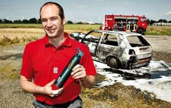 Is your car equipped with a fire extinguisher?