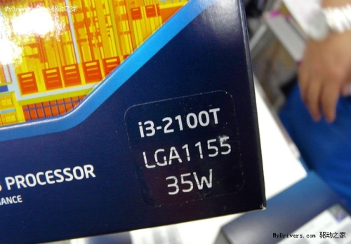 35W ultra-low power consumption Sandy Bridge i3-2100T for the first time