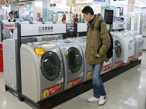 Washing machine fought in the high-end market in rural areas