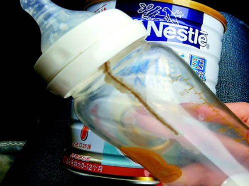 Nestle milk powder is now 6cm long worms Manufacturer: No problem in the production process