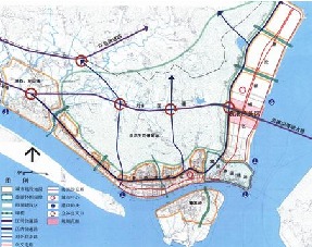 Zhoushan Island artery artery Linbei line trial car