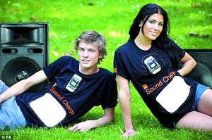 British Invention Uses Sound Energy to Charge Mobile Phone T-shirts