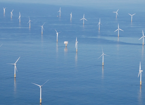 Wind power breakthrough or offshore wind farm