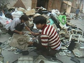 70% of global e-waste eventually flows to China