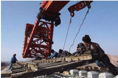 Construction machinery advances into the west and extends Nuggets Road