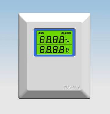 Application of wall-mounted temperature sensor
