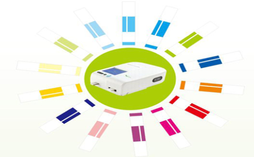 Zearalenone fluorescence quantitative test strip performance evaluation test