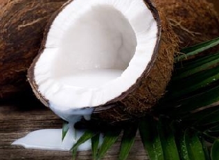 Use of coconut juice for curative effect