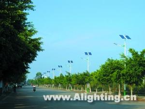 Shantou City, the first solar LED street lights debut
