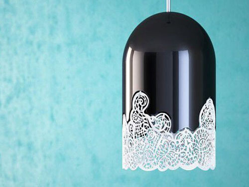 Paris designer invents lace lamps