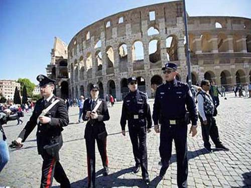 Sino-Italy joint police patrol Rome start