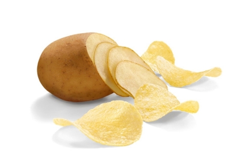 Are non-fried potato chips more healthy?