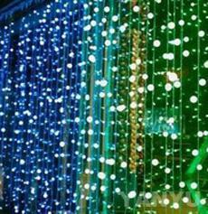 More than 200,000 LED String Lights Dress Up Shenyang Night Scene