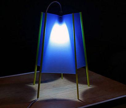 Use your own hands to make a lampshade