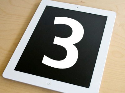 News that the iPad 3 will be available in March of this year