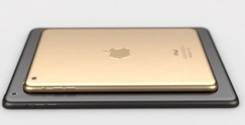 The new iPad also has champagne gold