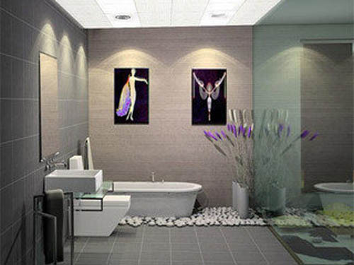 Bathroom space is a corner that can be fragrant