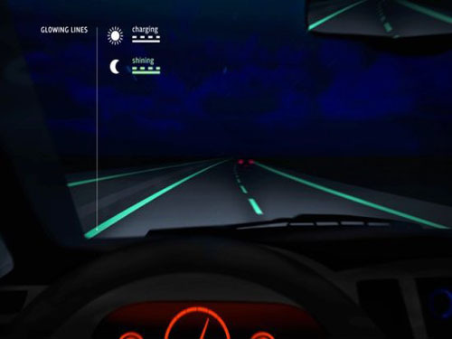 Self-illuminating smart road completed in the Netherlands