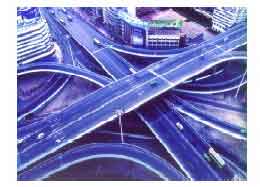The first phase of the construction project of intelligent traffic engineering started