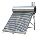 Solar water heaters in the summer