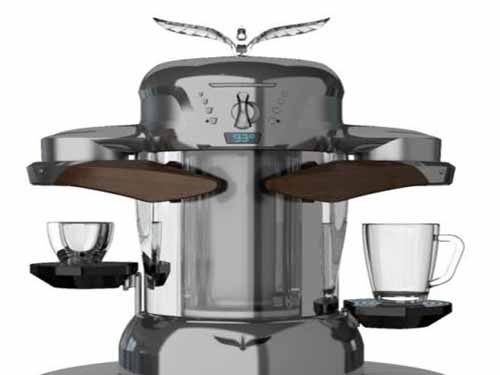 The world's first energy-saving induction coffee machine came out