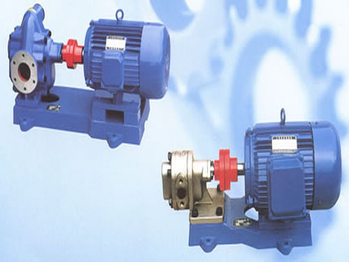 Two gear pumps