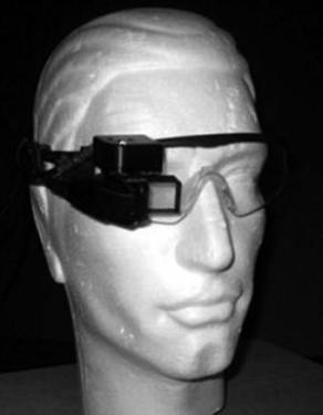 Latest protective glasses can also see the direction of fog