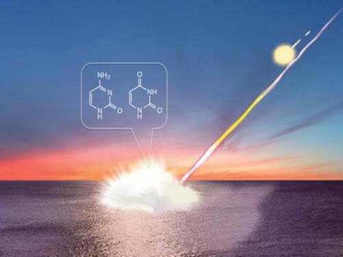 Scientists found that meteorite impact can produce DNA