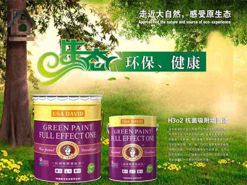 The United States David paint anti-bacterial paint market darling