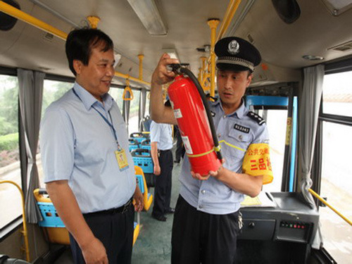 Bus explosion-proof security equipment application