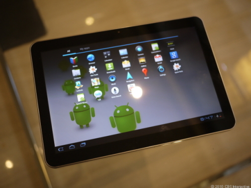 Samsung's new Galaxy Tab 10.1 Tablet PC with dual-core processor