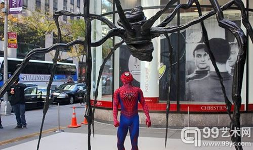 New York Christie's Will Shoot Spiderman Sculpture