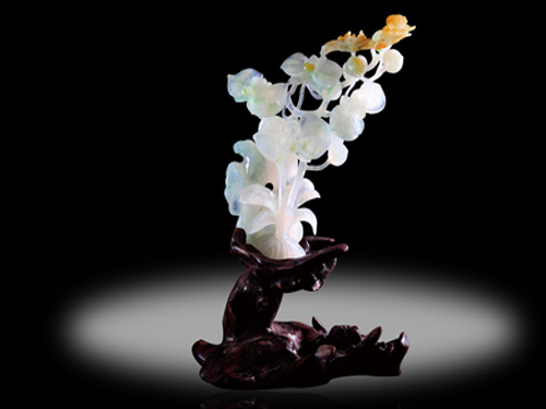 Six pieces of Nanyang jade carving "Godwork" won the gold medal