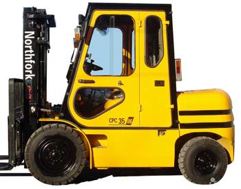 Forklift positioning and warehouse management are coordinated