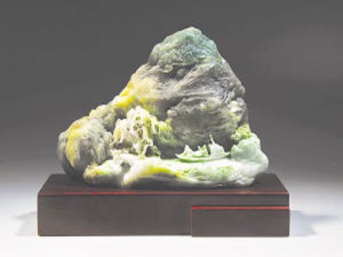 Zhenping jade carving won the eighth "God Award"