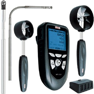 Anemometer probe selection method