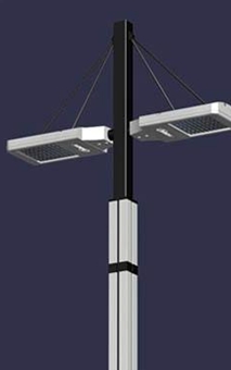 The industry's first light emitting LED street light came out