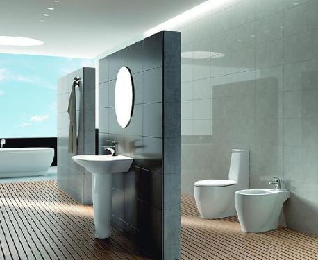 The bathroom market is sluggish. Enterprises use promotional signs to ease the pressure