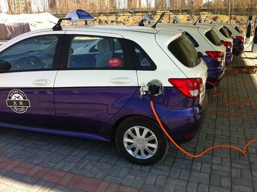 New energy taxi charging is expected to offer