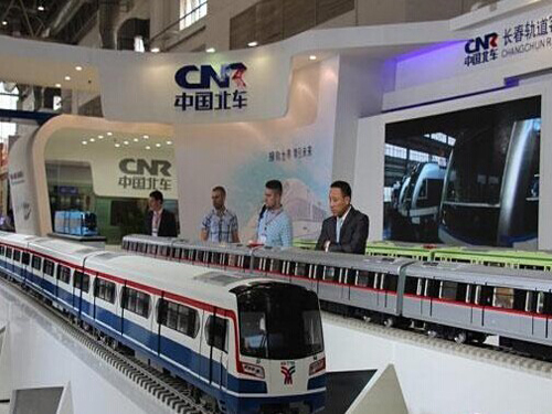 Chinese rail transit lands in the United States