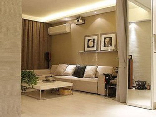 Two principles of modern living room design