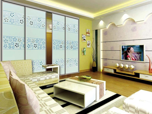 Art glass sliding door technology New ideas and ideas