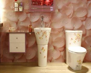 Waterproof wallpaper becomes the choice of bathroom decoration