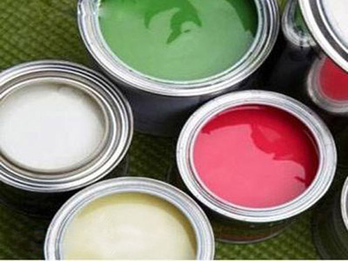 A contest between water paint and paint